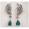 Glacier pearle blowing in the wind earrings