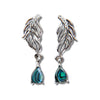 Glacier pearle blowing in the wind earrings