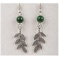 Jade branches earrings