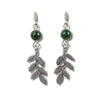 Jade branches earrings