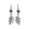 Hematite branches earrings