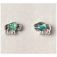 Glacier pearle buffalo earrings
