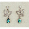 Glacier pearle butterfly dawn earrings