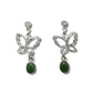 Jade butterfly dawn earrings