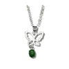 Jade butterfly dawn necklace