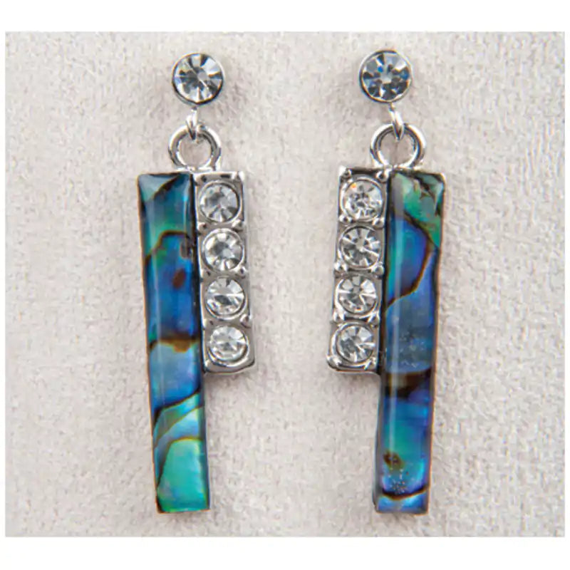 Glacier pearle cascade earrings