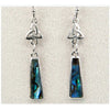 Glacier pearle celtic drop earrings