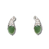 Jade cocoon earrings