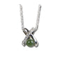 Jade crisscross necklace