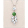 Jade crystal garden necklace
