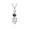 Hematite crystal garden necklace