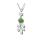 Jade crystal garden necklace