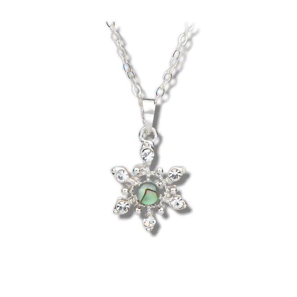 Dainty snowflake necklace discount