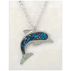 Glacier pearle dolphin leap necklace