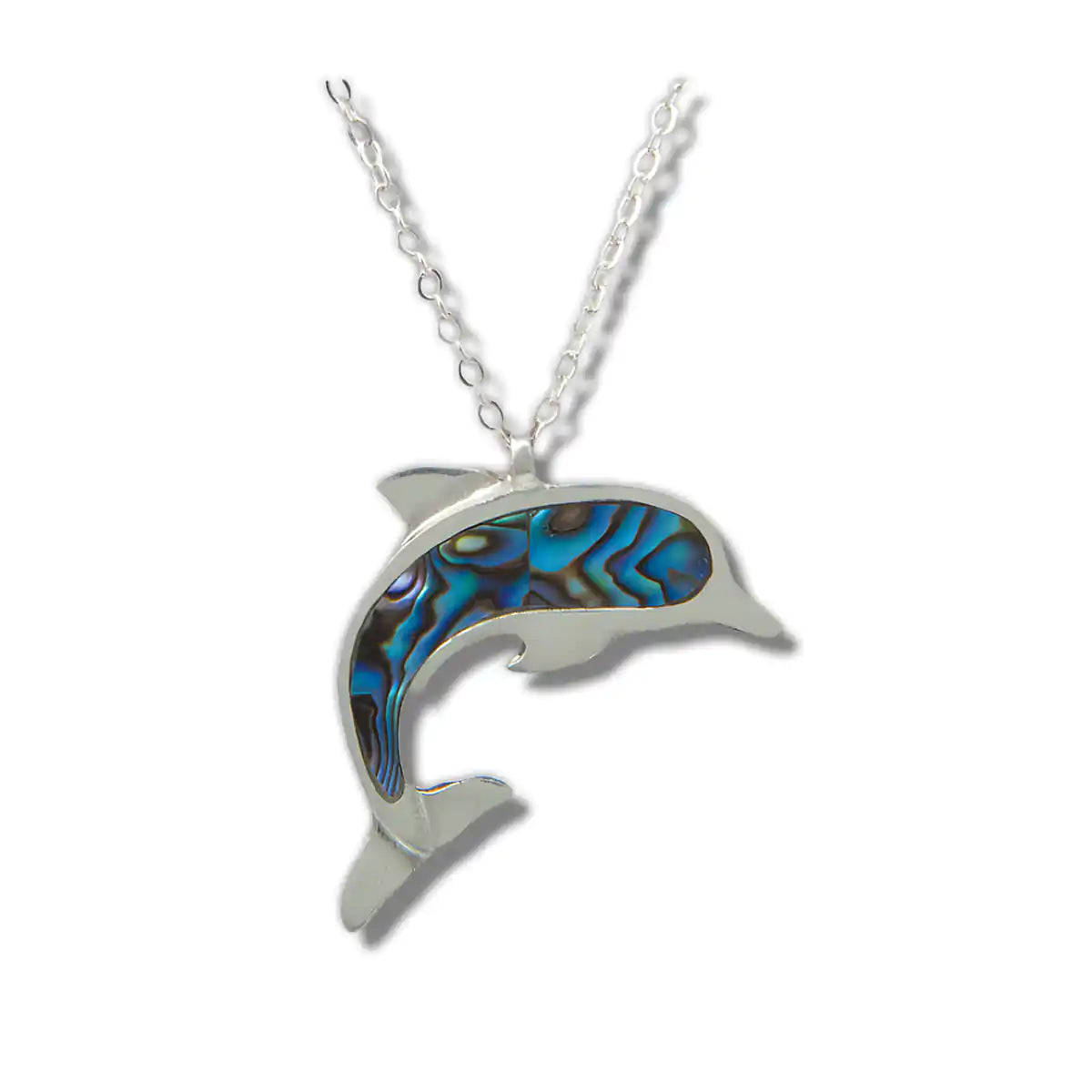 Glacier pearle dolphin leap necklace
