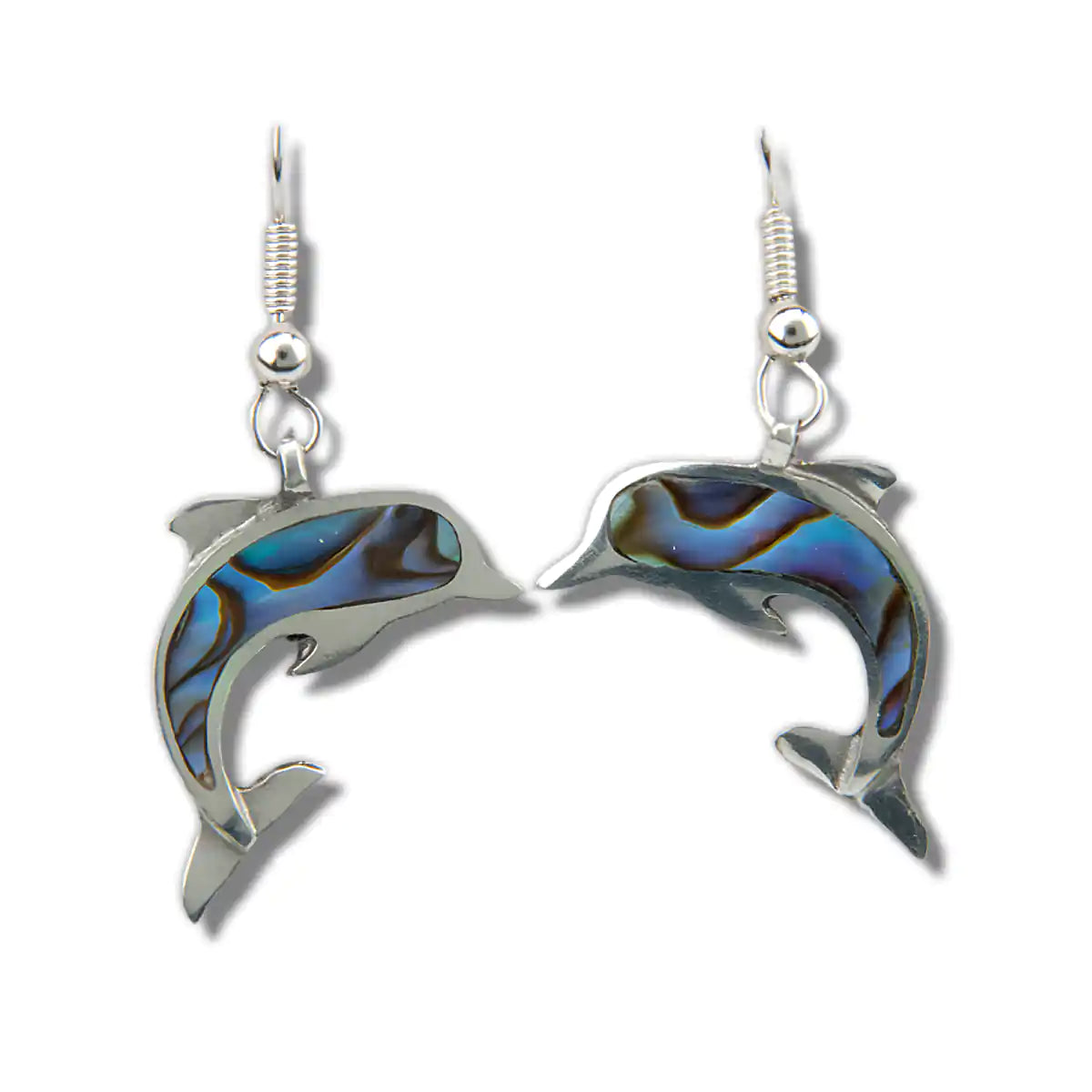 Glacier pearle dolphin leap earrings