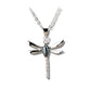 Hematite dragonfly necklace