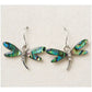 Glacier pearle dragonfly dream earrings