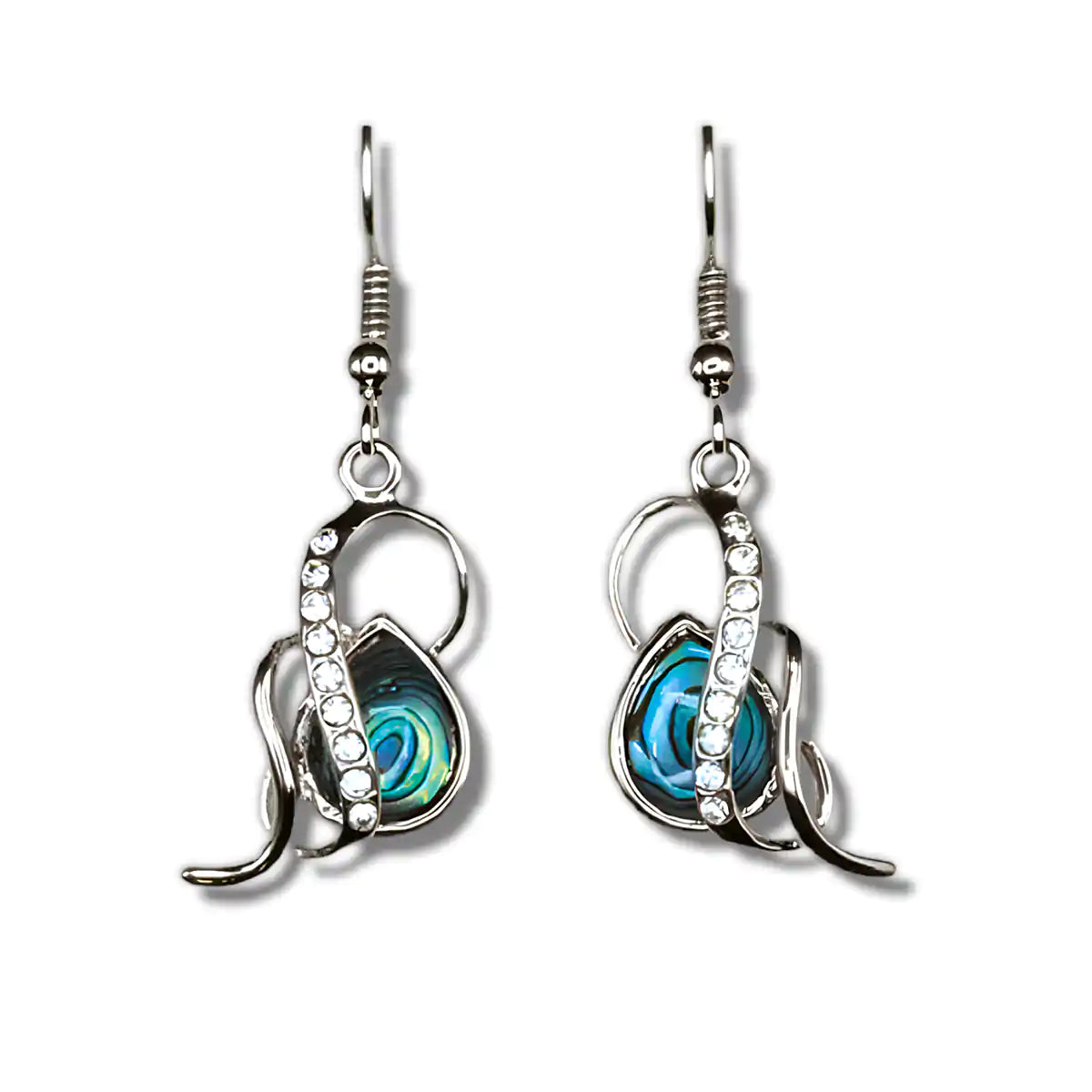 Glacier pearle embrace earrings
