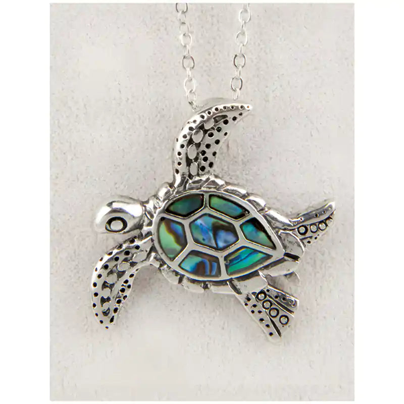 Glacier Pearle Fancy Sea Turtle Necklace Treasures