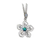 Glacier pearle floral fascination necklace