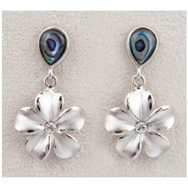 Glacier pearle forget-me-not earrings