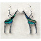 Glacier pearle giraffe earrings