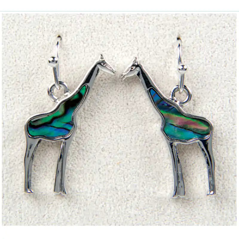 Glacier pearle giraffe earrings