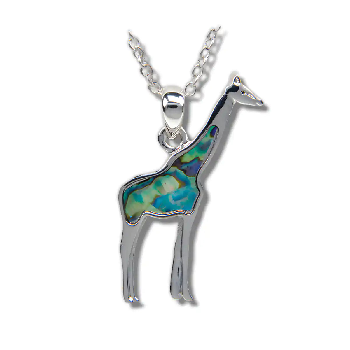 Glacier pearle giraffe necklace