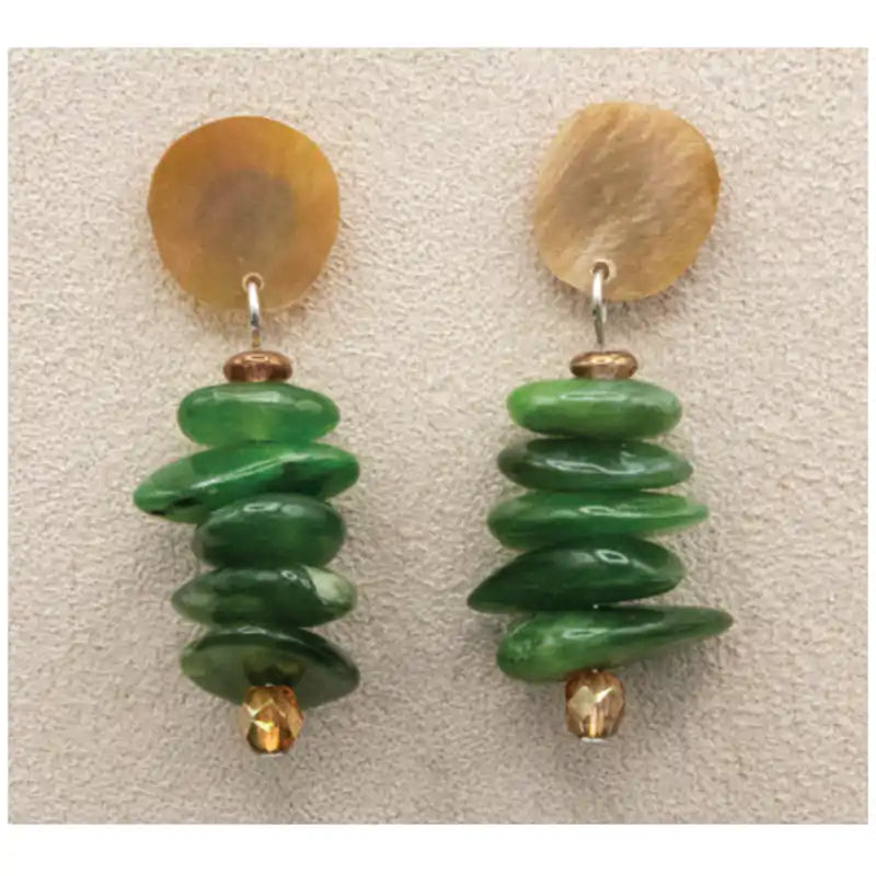 Jade bounty earrings