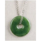 Jade wheel 30mm necklace