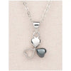 Hematite love's reflection necklace