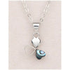 Glacier pearle love's reflection necklace