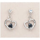 Hematite loving memento earrings