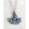 Glacier pearle maple leaf swing necklace