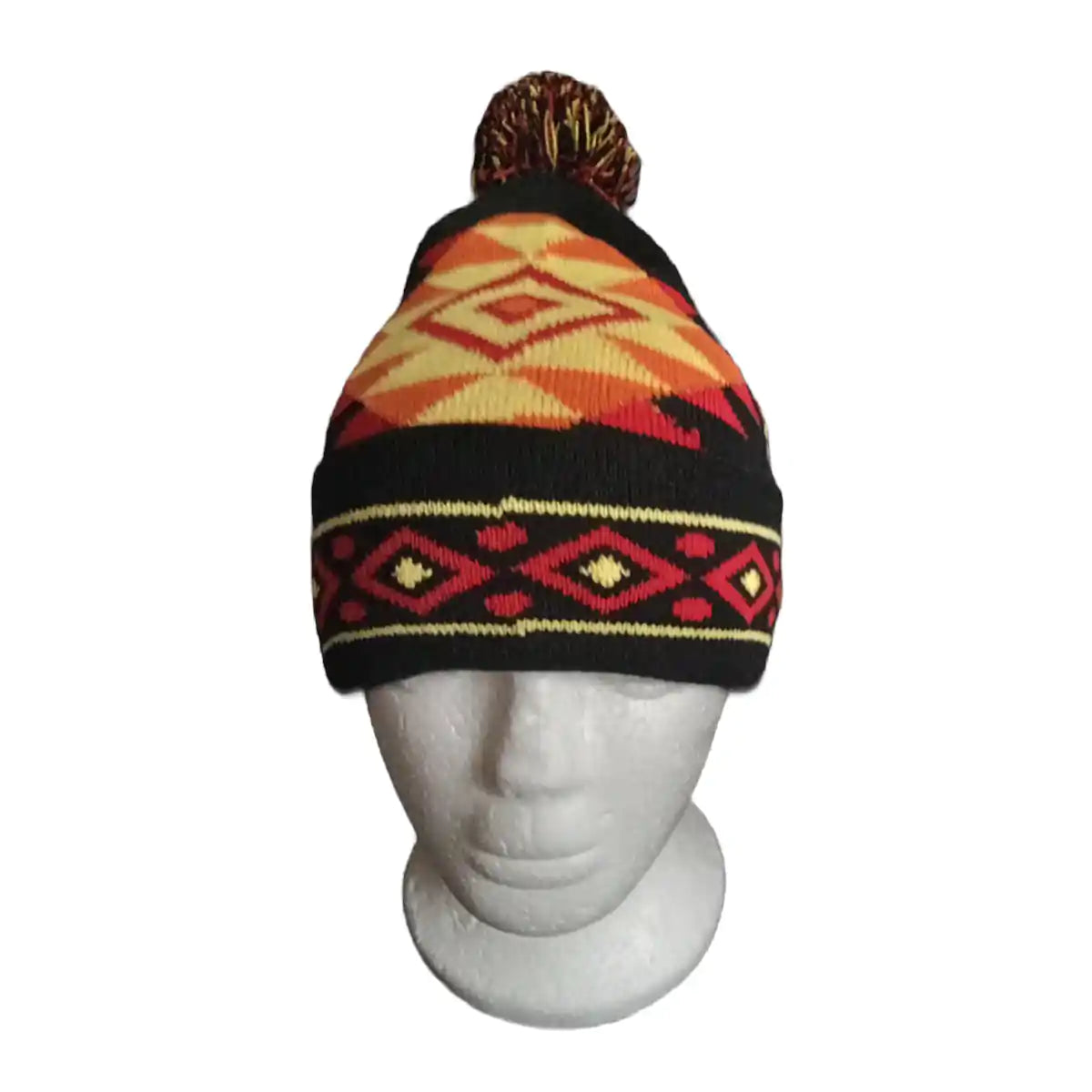 Indigenous design tuque black – Treasures