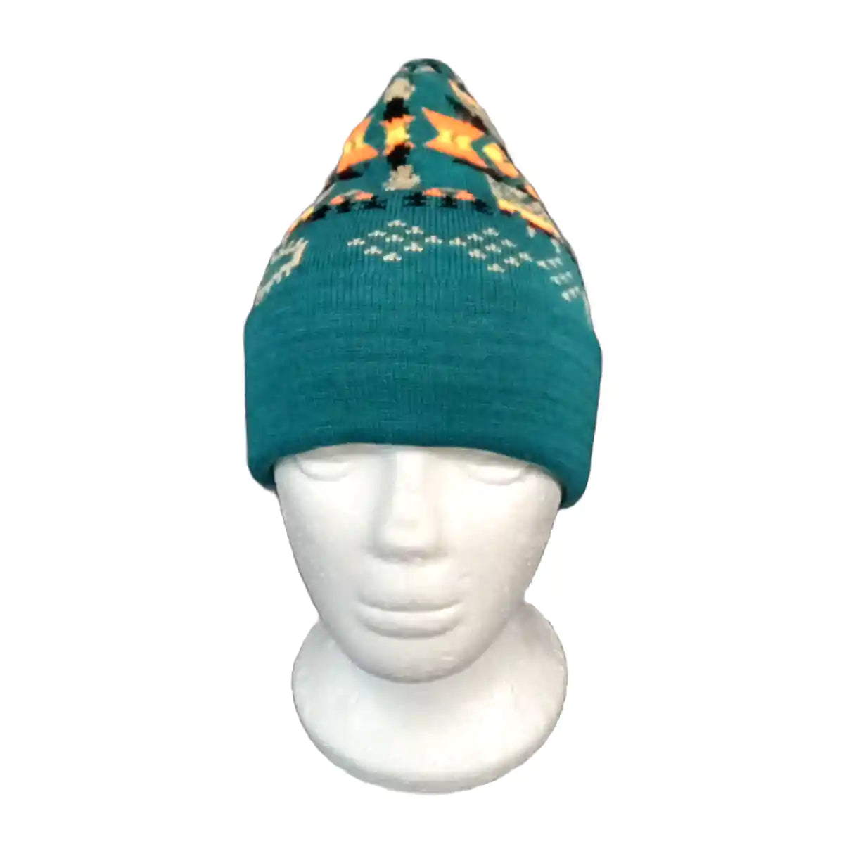 Indigenous design tuque teal – Treasures