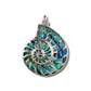 Glacier pearle nautilus necklace