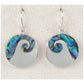 Glacier pearle ocean swirl earrings