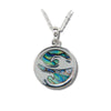 Glacier pearle ocean swirl necklace