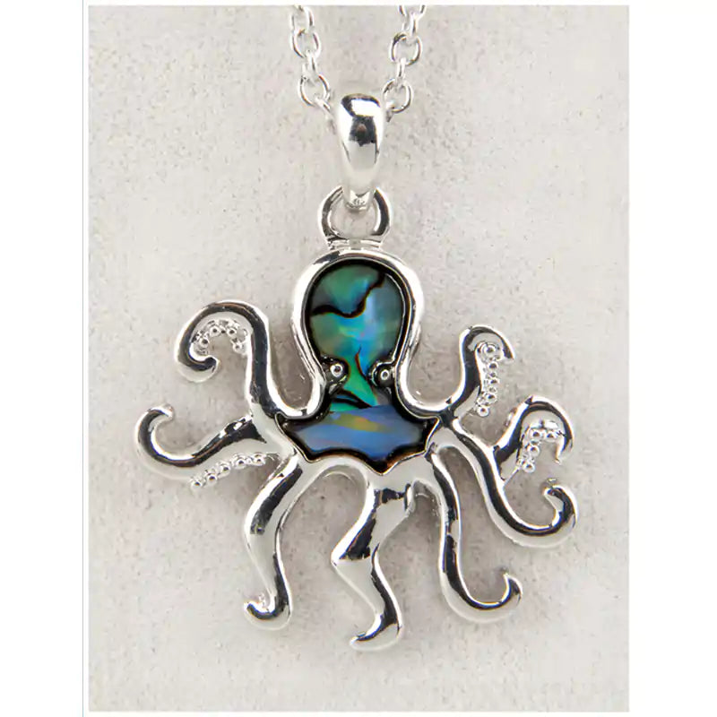 Glacier pearle octopus necklace
