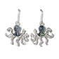 Glacier pearle octopus earrings