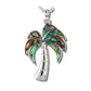 Glacier pearle palm tree necklace