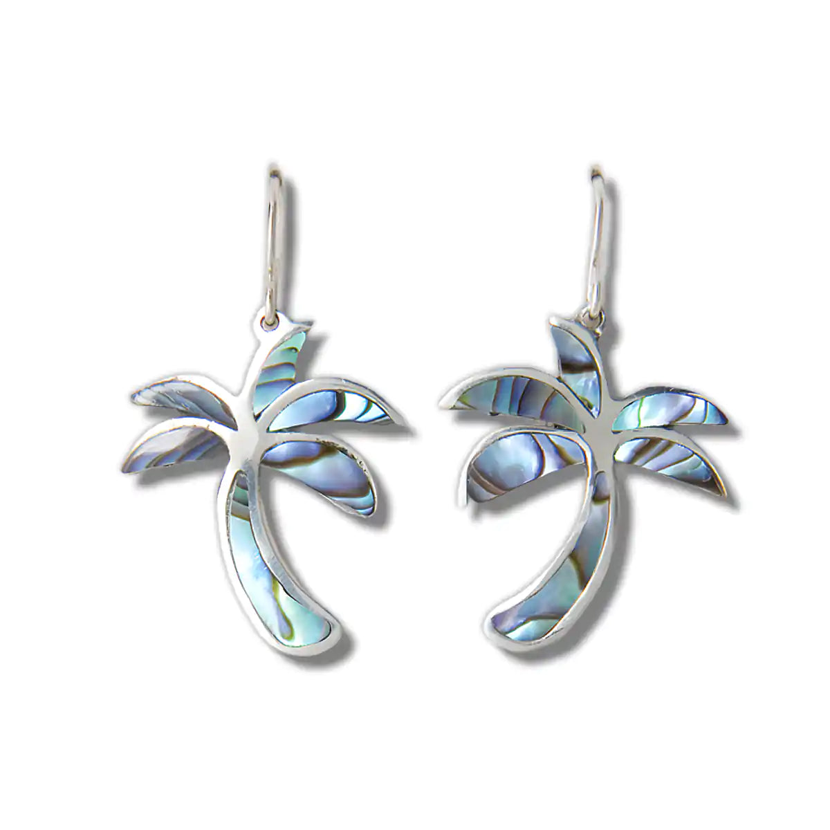 Glacier pearle palm trees earrings