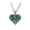 Glacier pearle passionate heart necklace