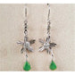 Jade petals earrings