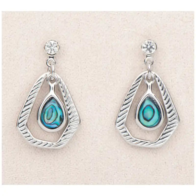 Glacier pearle regalia earrings