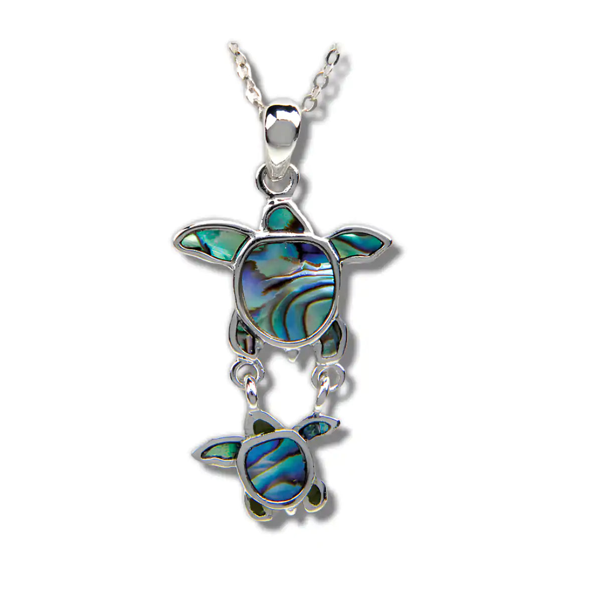 Glacier pearle sea turtles necklace