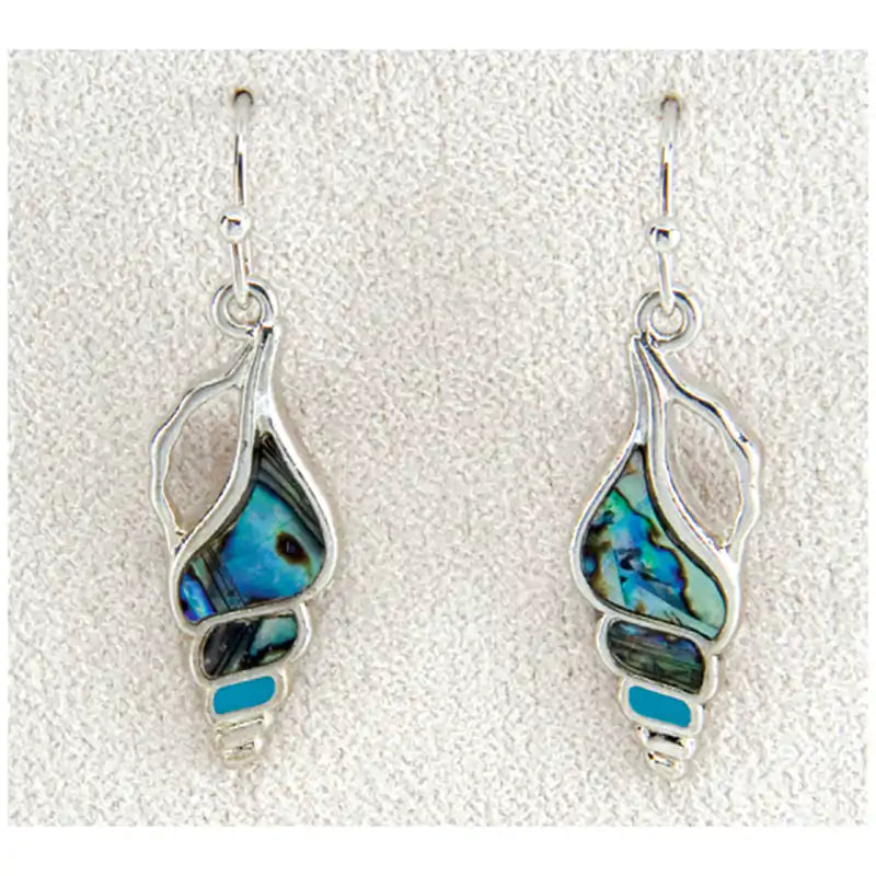 Glacier pearle seashell earrings