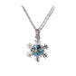 Glacier pearle snowflake necklace